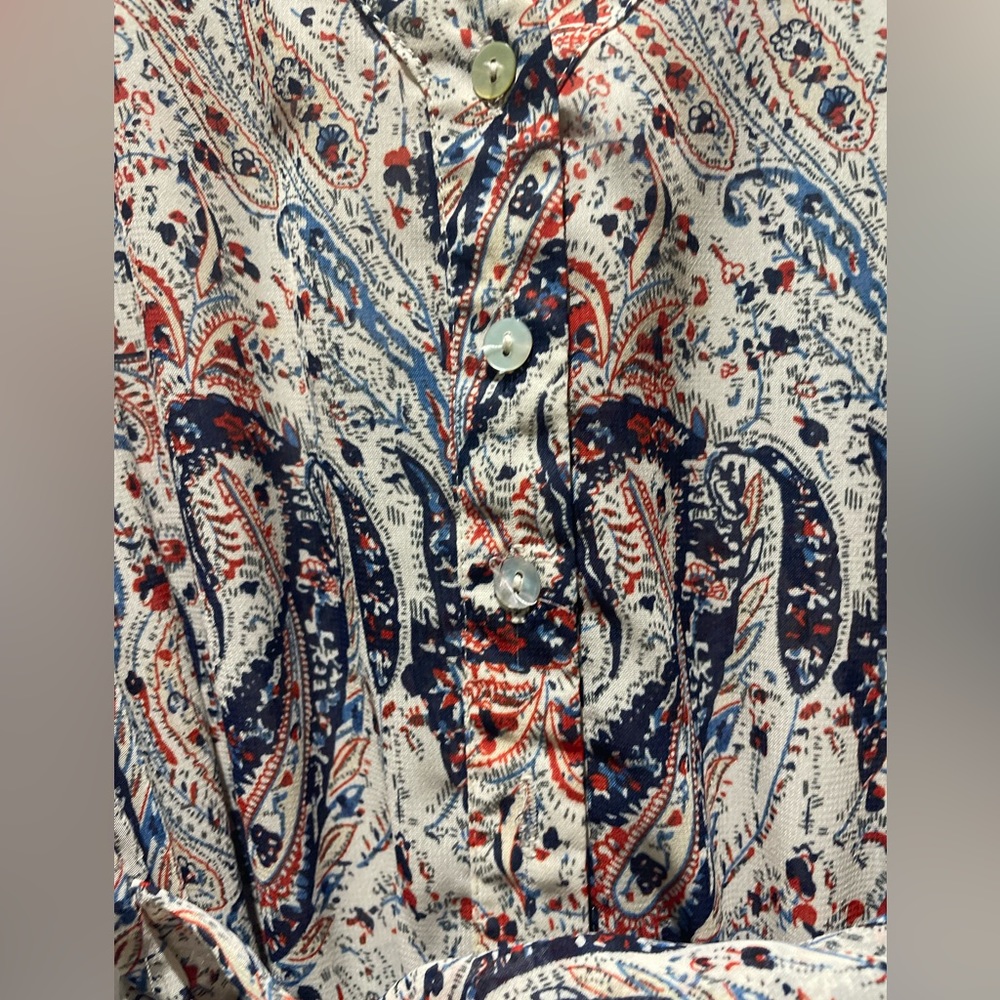 INDIGO ROSE Long Dress for women size L in Chiffon with V-neck